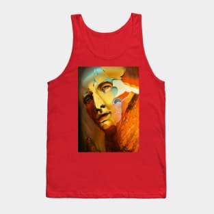 Abstract man portrait Tank Top